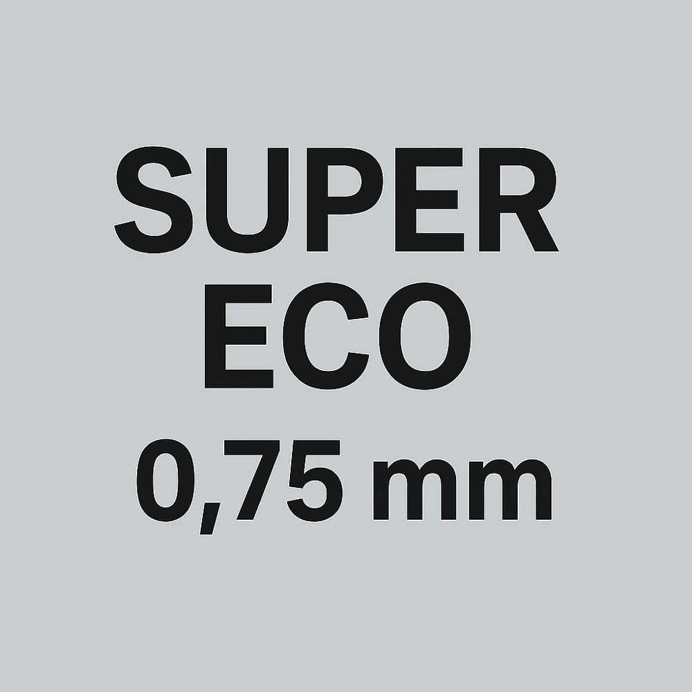 0,75 mm : vendu à la carte seulement