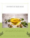 Huile d'olive au basilic joyau