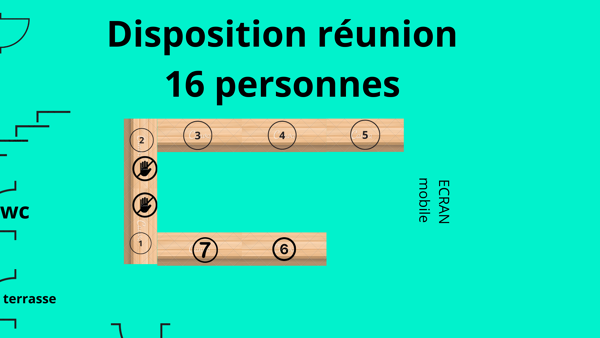 Salle de réunion 16 personnes