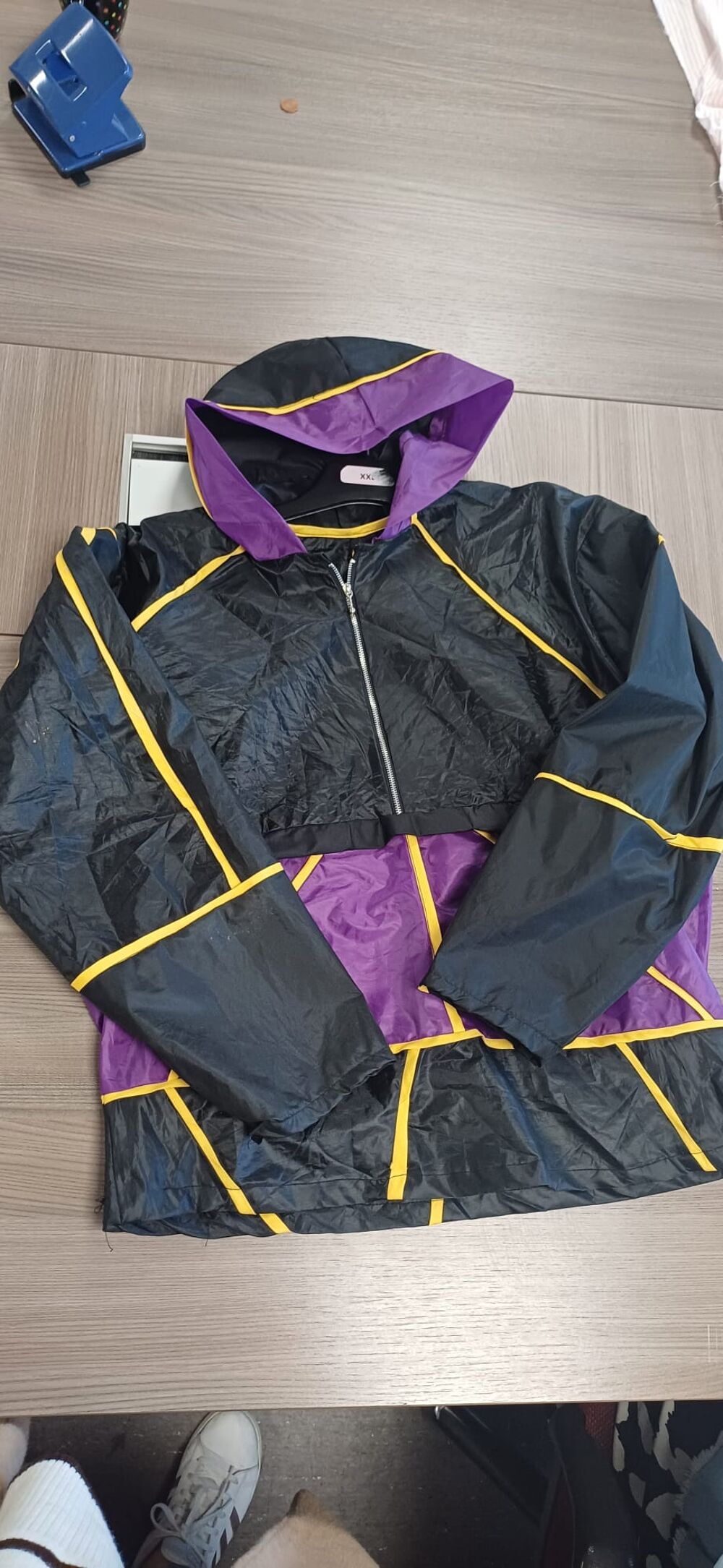 Veste imperméable à base de tissu de parapluie