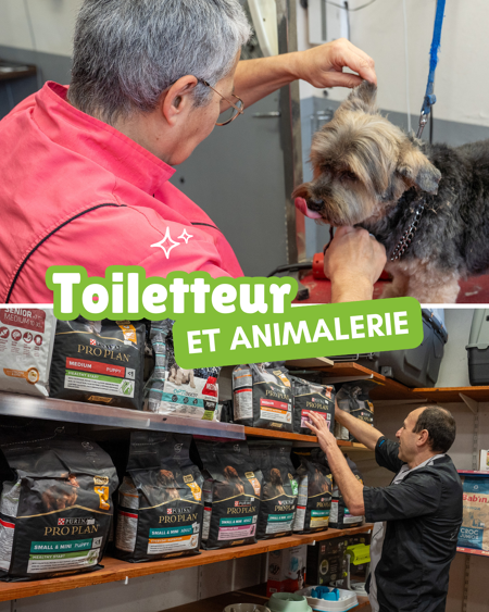 Aquacyna présente un espace dédié aux soins et à la beauté des compagnons à quatre pattes.