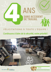 🎉 4 ans sans Accident de travail ! 🎉