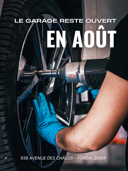 Le garage garde ses portes ouvertes tout le mois d'août pour veiller sur les trajets des vacanciers.