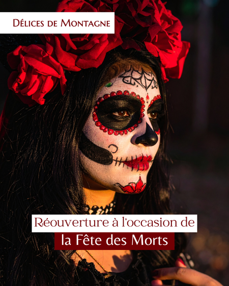 Réouverture à l’occasion de la Fête des Morts ✨