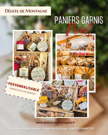 Paniers gourmands de Noël 🎁