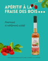 Liqueur de fraise des bois