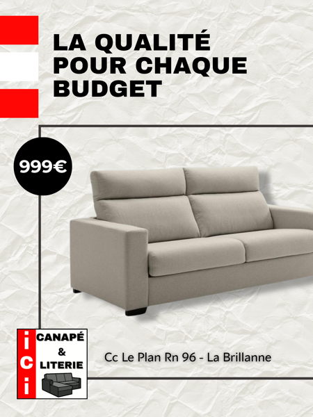L'alliance parfaite entre budget maîtrisé et confort durable 🛋️