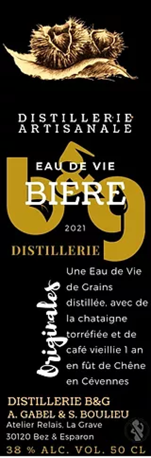 Eau de vie de Bière à la Châtaigne 