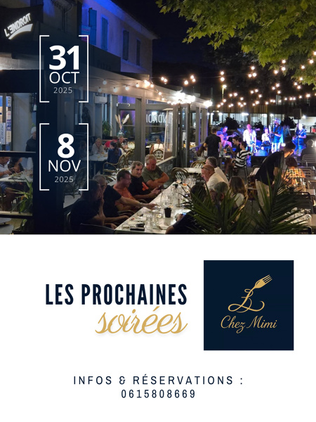 Le restaurant dévoile son programme d'événements pour le début de l'automne 🗓️