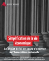 Lois pour simplifier l'économie