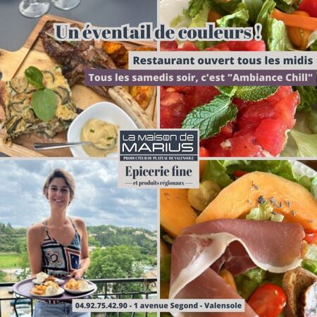 Direction Valensole pour un délicieux repas
