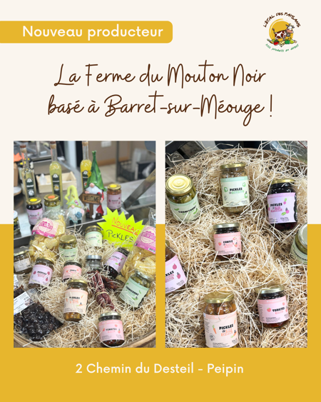 Produits innovants du Mouton Noir