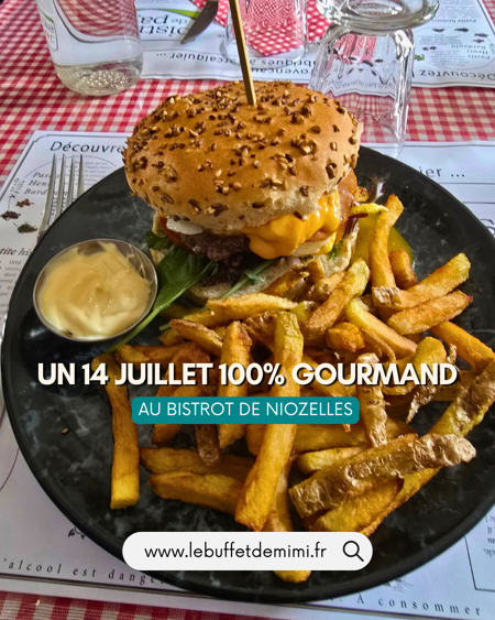 Repas festif pour le 14 juillet
