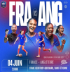 LE 4 JUIN 2024 STADE GEOFFROY GUICHARD : FRANCE ANGLETERRE