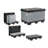 Caisses-navettes pliantes en plastique