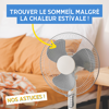 Conseils pour bien dormir quand il fait chaud