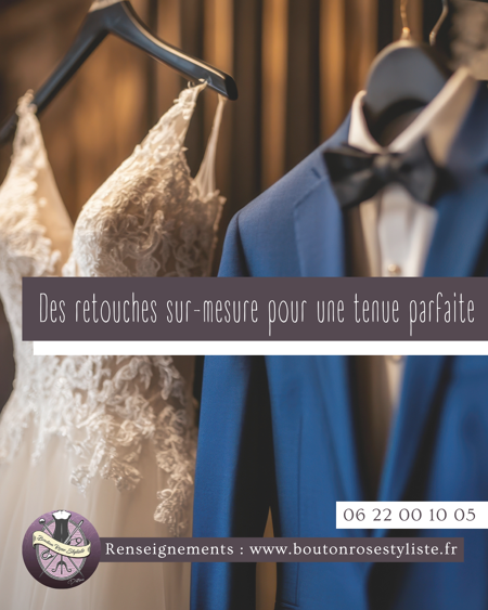 Ajustements de tenues de mariage