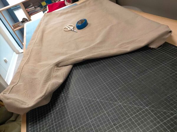 Renforcement de tissus usés ou déchirés