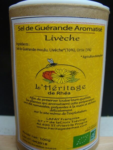  SEL FIN AROMATISÉ LIVÈCHE / ORTIE 100g