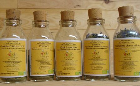 AROMATES POUR OMELETTES / PLATS AUX ŒUFS FLACONS VERRE 15g