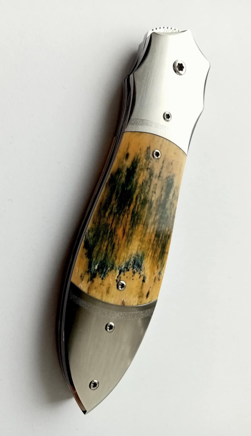 Poignée, garde et pommeau en inox