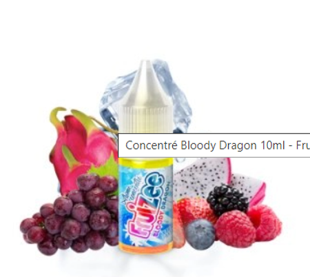 concentrée Bloody Summer sublimées par le fruit du dragon.10 ml