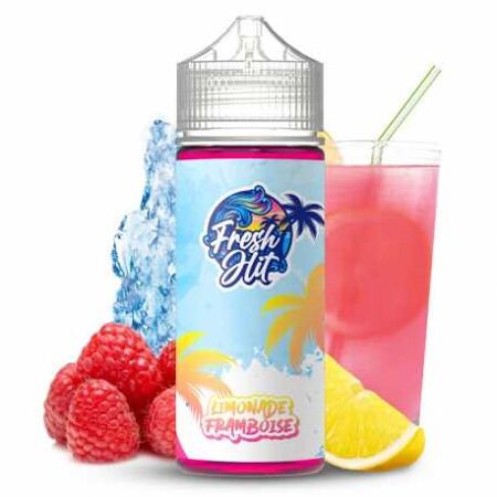 E-liquide fighter fuel fresh it Limonade Framboise 100Ml