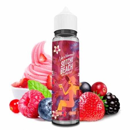 E-liquide  Sotchi Beach Like a Woman Liquidéo glage aux fruits rouges 50Ml