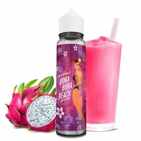 E-liquide Bora Bora Beach  Like a Woman Liquidéo fruits  du dragon  50Ml 