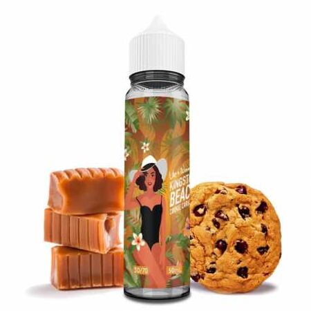 E-liquide   KingstonBeach Like a Woman Liquidéo mixe de cookie et de caramel 50Ml