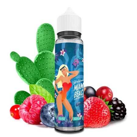 E-liquide Miami Beach Like a Woman Liquidéo  cactus fruits rouges 50Ml 