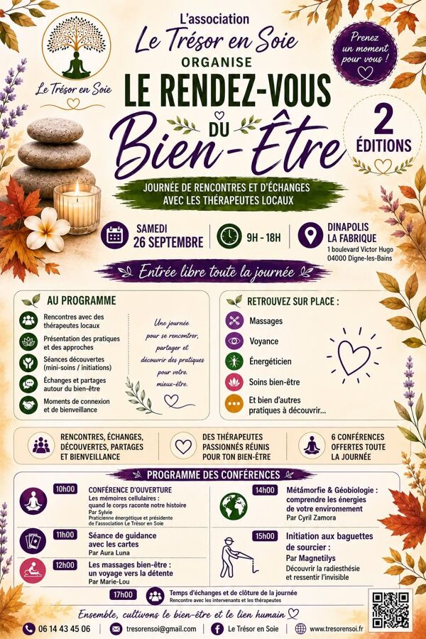 LE RENDEZ-VOUS DU BIEN-ÊTRE REVIENT !
