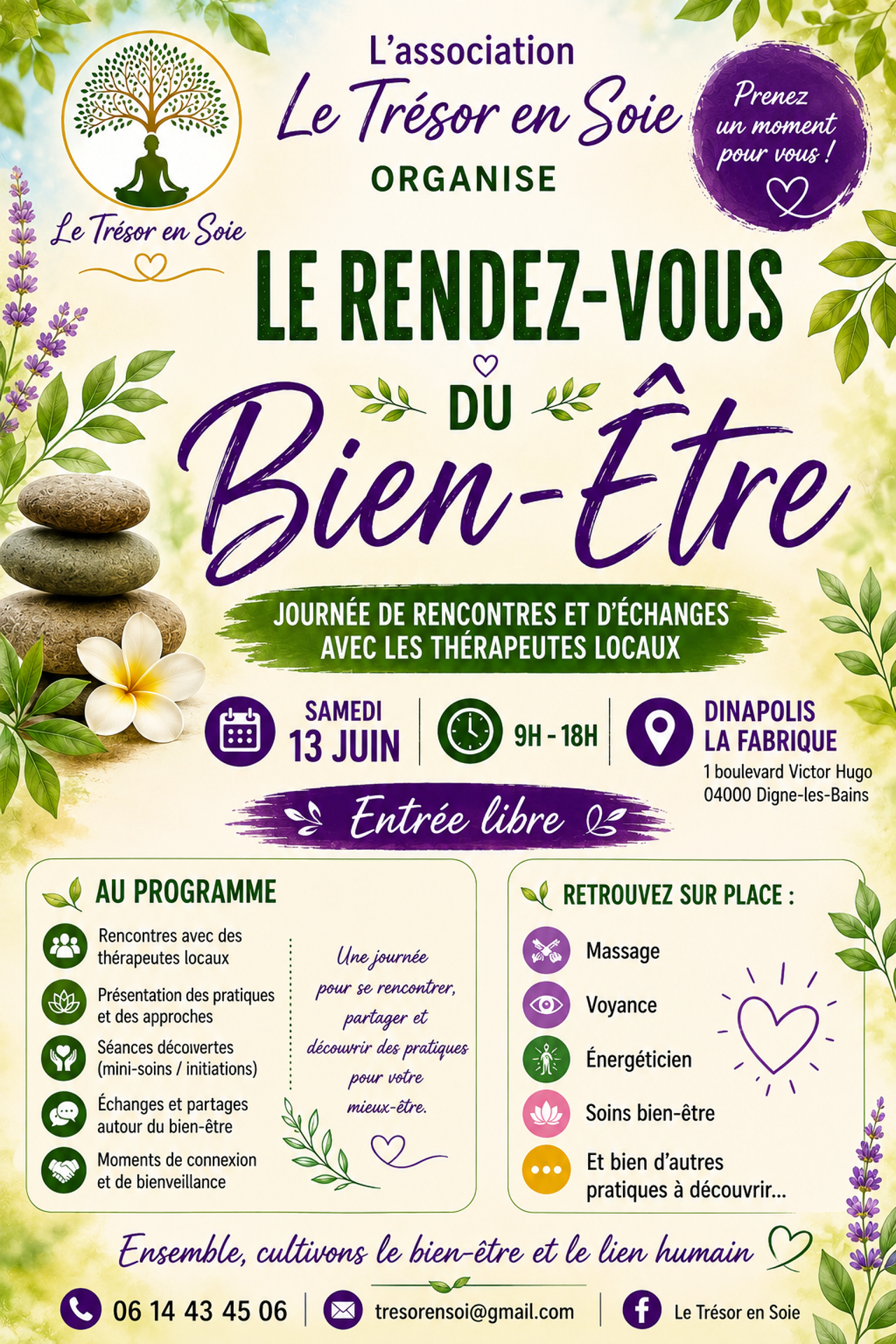 Retrouvez-nous au rendez-vous du bien-être