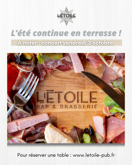 L'été continue à L'Étoile ☀️