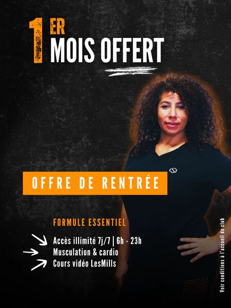 Offre de rentrée 🏋️