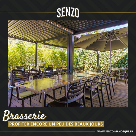 🌞 Profitez encore des beaux jours en terrasse au Senzo ! 