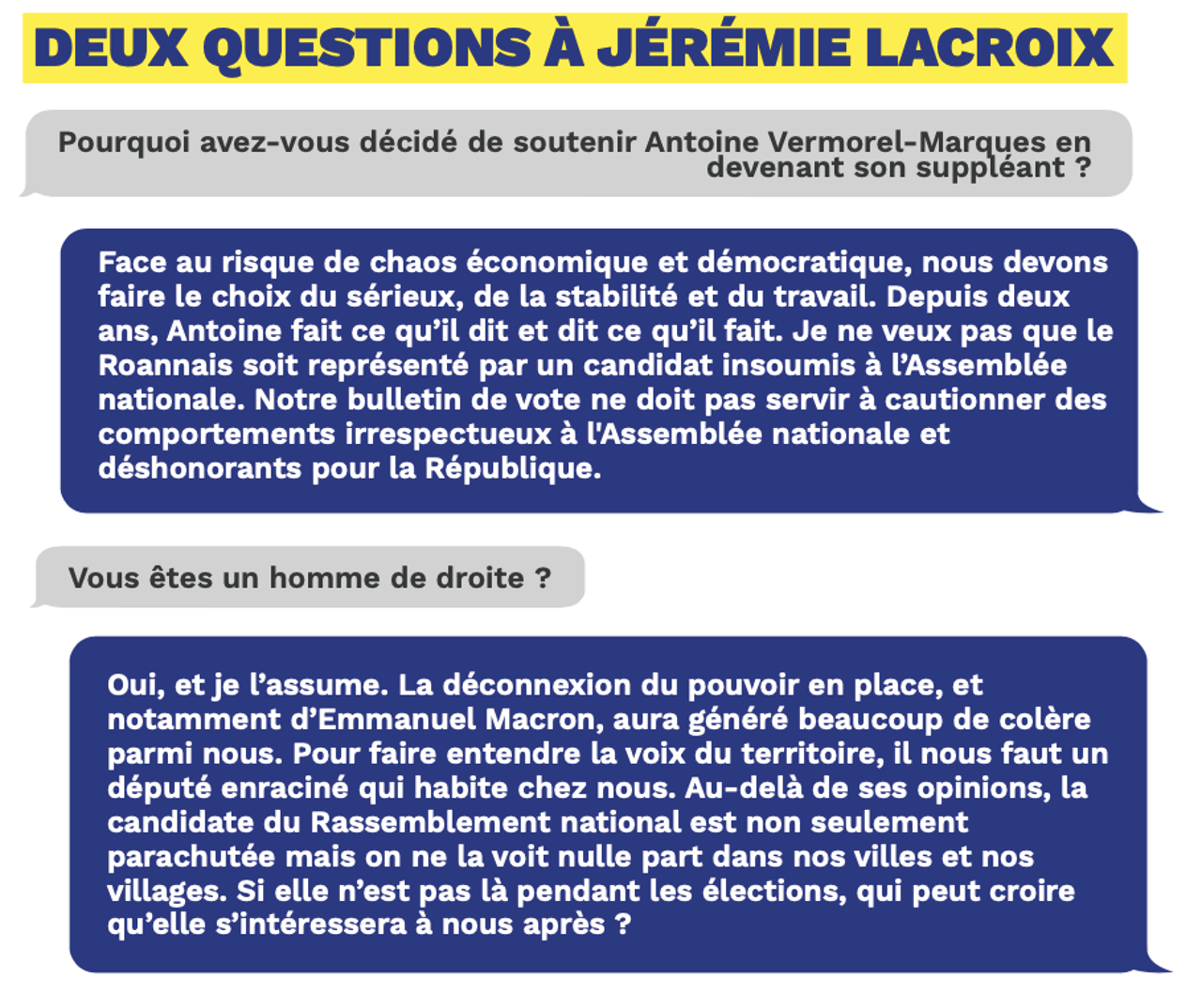 Découvrez Jérémie Lacroix, une carrière exemplaire