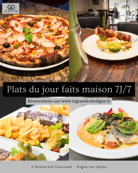Un plat quotidien au Grand Café