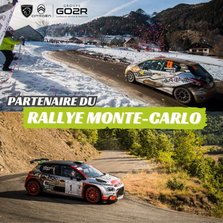 Partenariat exclusif avec le Rallye Monte-Carlo 🏁