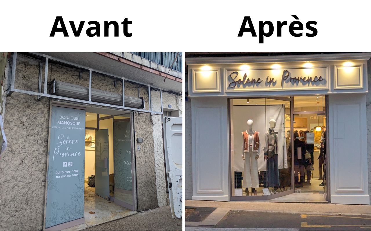 Devanture Solene in Provence