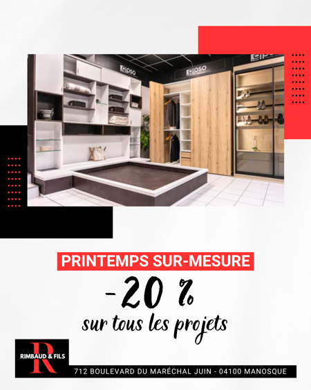 Offre printemps -20 % Rimbaud🌸