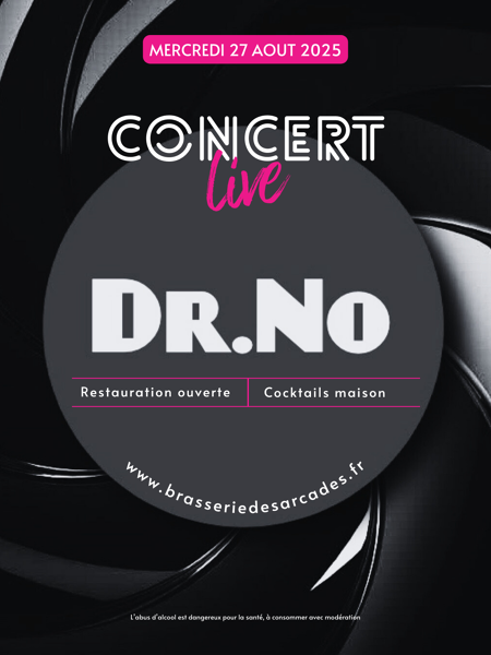 Soirée pop soul avec DR NO