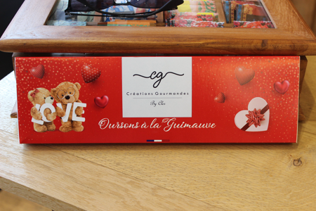 Ourson Guimauve Saint Valentin 