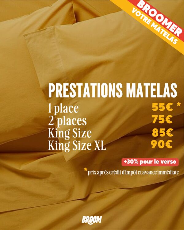 QUELS TYPES DE MATELAS TRAITONS-NOUS ?