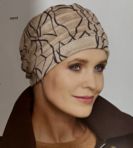 Turban Cap Medea Sand