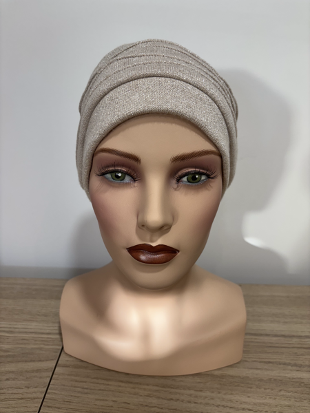 Bonnet New florida deluxe beige pailleté