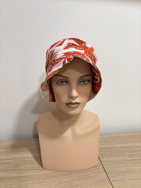 Chapeau ALANA Orange/blanc