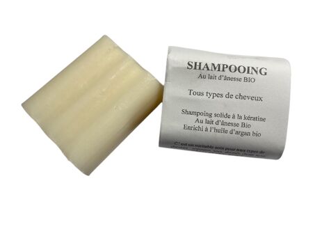 Shampoing solide au lait d’ânesse BIO
