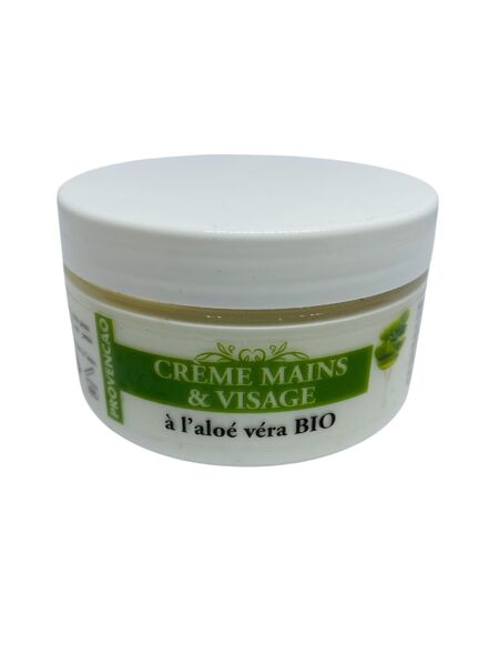 Crème  mains et visage à l’aloé véra BIO