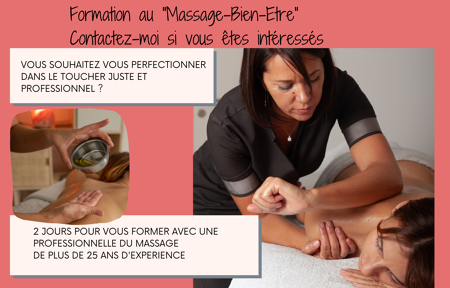 EVENEMENT - Formation au "Massage-Bien-Être"